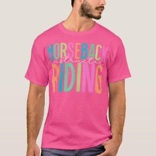 Reitlehrer-Reitleidenschaft Pferdeliebhaber T-Shirt