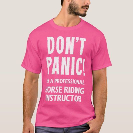 Reitlehrer T-Shirt (Vorderseite)