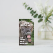 Reitlehrer Visitenkarte (Stehend Vorderseite)