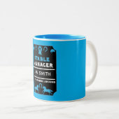 Reitlehrer Zweifarbige Tasse (VorderseiteRechts)