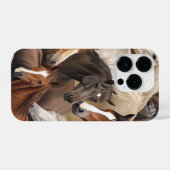 Reitliebhaber iPhone Gehäuse mit Rosenblättern. iPhone Hülle (Rückseite (Horizontal))