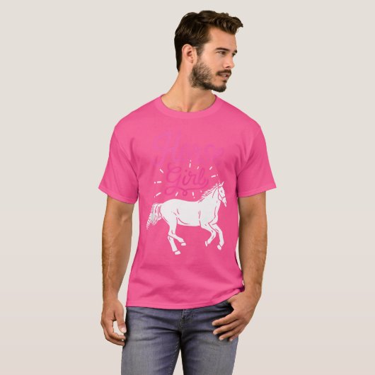 Reitmädchen T-Shirt (Vorne ganz)