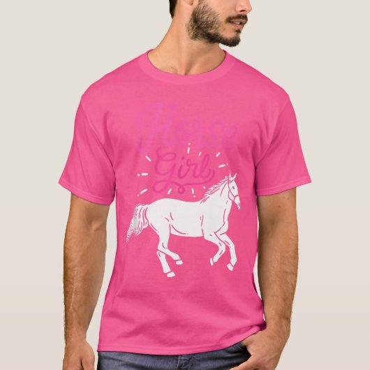 Reitmädchen T-Shirt (Vorderseite)