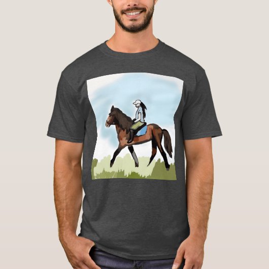Reitmädchen T-Shirt (Vorderseite)