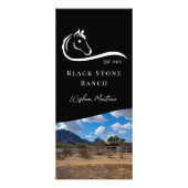 Reitmarkenlogo für Reittiere Werbekarte (Vorne)