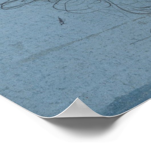 Reitmonument (Studie) von Leonardo da Vinci Poster (Ecke)