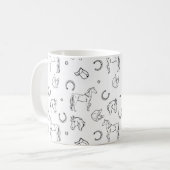Reitmuster Kaffeetasse (Vorderseite Links)