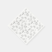 Reitmuster Serviette (Ecke)