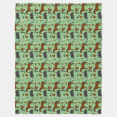 Reitmuster von Reitausrüstung Fleecedecke (Vorderseite)