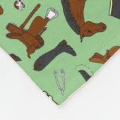 Reitmuster von Reitausrüstung Fleecedecke (Ecke)