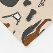 Reitmuster von Reitausrüstung Fleecedecke (Ecke)