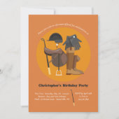 Reitobjekte Einladung zum Geburtstag (Vorderseite)