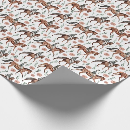 Reitpapier Geschenkpapier (Ecke)