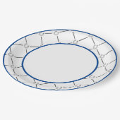 Reitpappe - Pferdeschuh Pappteller (Schrägansicht)