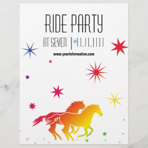 Reitparty Flyer