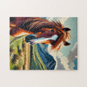 Reitpferd 250 Stück Puzzle (Horizontal)