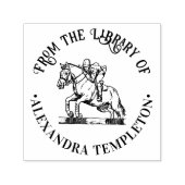 Reitpferd #2 Jump Library Book Name Permastempel (Design)