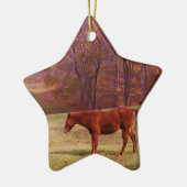 Reitpferd auf einem Grasfeld Keramikornament (Links)