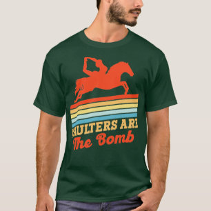 Reitpferd Bomb Sprengbombe Lockerer Pferderücken R T-Shirt