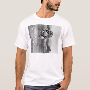 Reitpferd "Buffalo Bills" Cody nahe bei T-Shirt