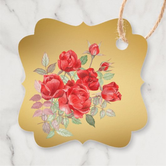 Reitpferd Derby Party Geschenkanhänger (Rückseite)