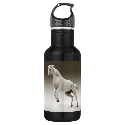 Reitpferd Edelstahlflasche (Vorderseite)