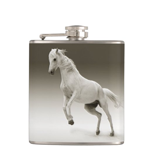 Reitpferd Flachmann (Vorderseite)