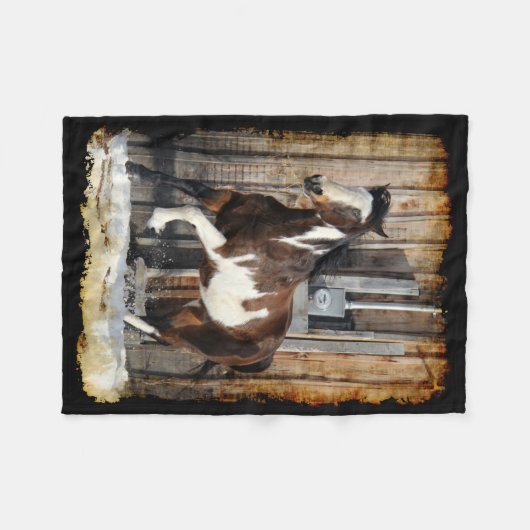 Reitpferd Fleecedecke (Vorderseite (Horizontal))