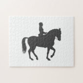 Reitpferd für weibliche Reiter - Farbe wählen Puzzle (Horizontal)