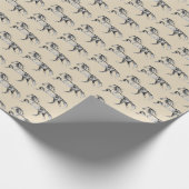 Reitpferd Geschenkpapier (Ecke)