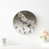Reitpferd Große Wanduhr (Zuhause)