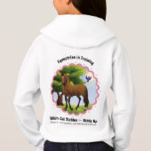 Reitpferd Hoodie (Rückseite)