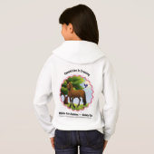 Reitpferd Hoodie (Schwarz voll)
