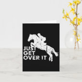 Reitpferd Horsebac Karte (Gelbe Blume)