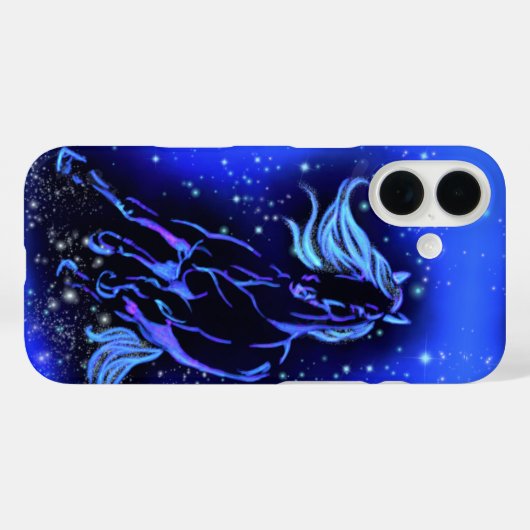 Reitpferd iPhone Case (Rückseite (Horizontal))