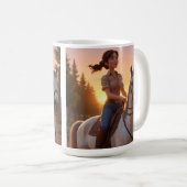 Reitpferd Kaffeetasse (VorderseiteRechts)