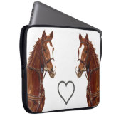 Reitpferd Laptopschutzhülle (Vorne Rechts)