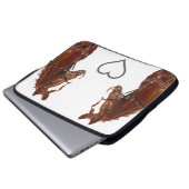 Reitpferd Laptopschutzhülle (Vorne Knopf)