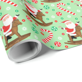 Reitpferd Lover Weihnachtswrapping Papier Geschenkpapier