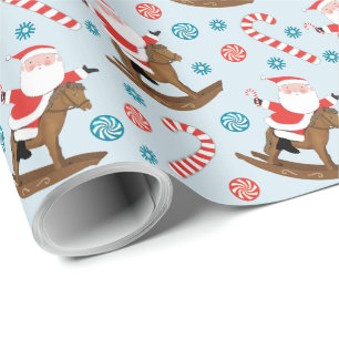 Reitpferd Lover Weihnachtswrapping Papier Geschenkpapier