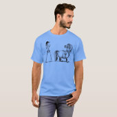 Reitpferd mit Stilits vint T-Shirt (Vorne ganz)