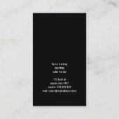 Reitpferd Modernes Minimalistisches Pferdefleisch Visitenkarte (Rückseite)