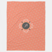 Reitpferd Monogram Fleecedecke (Vorderseite)