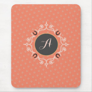 Reitpferd Monogram Mousepad