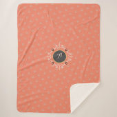 Reitpferd Monogram Sherpadecke (Vorderseite)