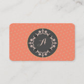 Reitpferd Monogram Visitenkarte (Vorderseite)