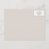 Reitpferd-Muster Save the Date Ankündigungspostkarte (Rückseite)