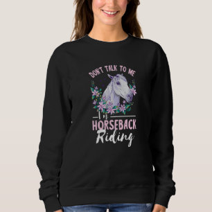 Reitpferd nicht mit mir reden sweatshirt