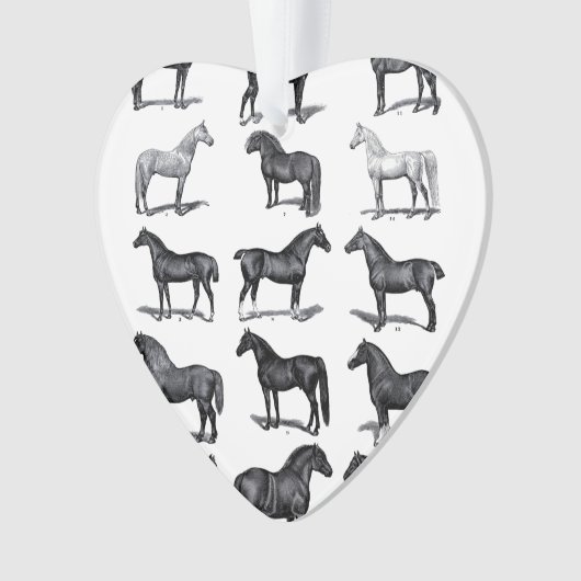 Reitpferd Ornament (Vorderseite)