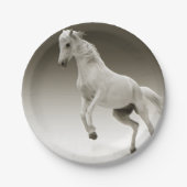 Reitpferd Pappteller (Vorderseite)